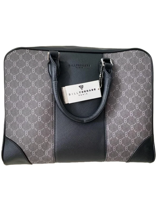 Sac d’Ordinateur Noir & Gris – Bill Tornade