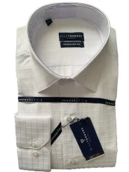 Chemise blanche à carreaux Raviflamo