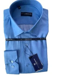 Chemise bleu royal slim Bill Tornade