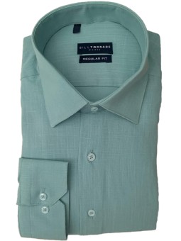 Chemise emeraude coton Bill...