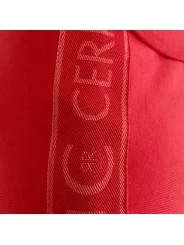 Polo rouge avec bande logo Cerruti 1881