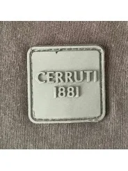 Polo noir avec bande logo Cerruti 1881