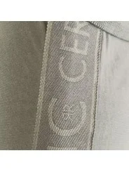 Polo gris ardoise avec bande logo Cerruti 1881