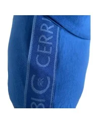 Polo bleu avec bande logo Cerruti 1881