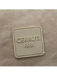 Polo beige avec bande logo Cerruti 1881