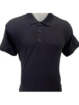 Polo bleu marine avec bande...