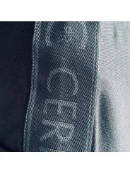 Polo bleu marine avec bande logo Cerruti 1881