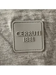 Polo gris avec bande logo Cerruti 1881
