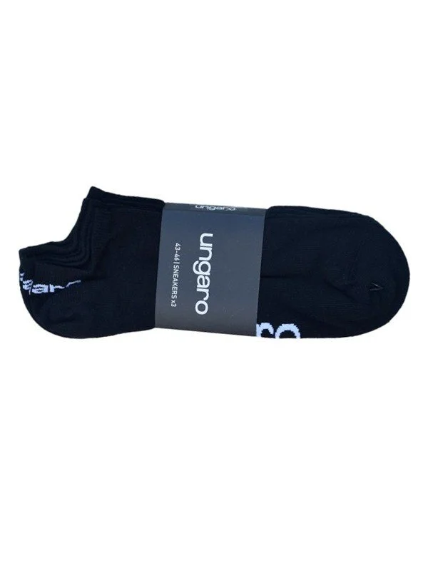 Lot de 3 paires de sneakers noire Ungaro