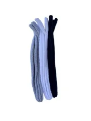 Lot de 3 paires de chaussettes de sport grise/noire/blanche