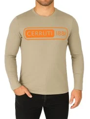 T-shirt kaki Cerruti 1881 – Homme – Manches longues