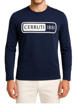 T-Shirt bleu marine Cerruti...