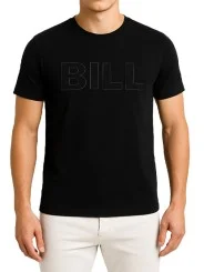 T‑shirt noir Bill Tornade – Homme