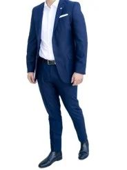 Costume bleu homme – 2 pièces Slim – Bill Tornade