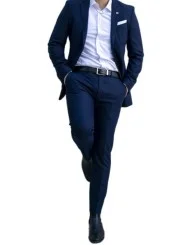 Costume bleu homme – 2 pièces Slim – Bill Tornade