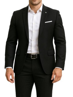 Costume noir Bill Tornade