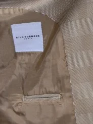Costume beige à carreaux homme – 2 pièces Slim – Bill Tornade