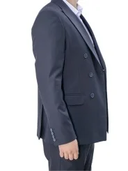 Costume bleu marine croisé homme – 2 pièces Slim – Bill Tornade