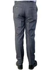 Costume gris grands carreaux homme – 2 pièces Slim – Bill Tornade