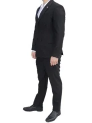 Costume noir croisé homme – 2 pièces Slim – Bill Tornade
