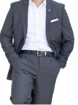 Costume gris foncé homme –...