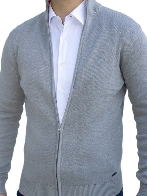 Gilet zippé gris Bill Tornade