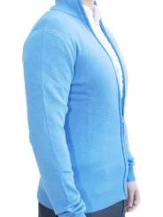 Gilet zippé bleu ciel Bill Tornade