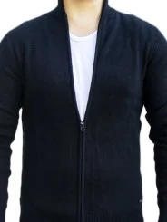 Gilet zippé noir Bill Tornade