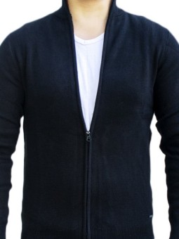 Gilet zippé Noir Bill Tornade