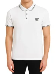 Polo blanc manches courtes Cerruti 1881 – Homme