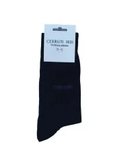 Chaussettes noires en fil d'Écosse Cerruti 1881