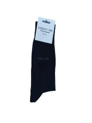 Chaussettes noires en fil d'Écosse Cerruti 1881