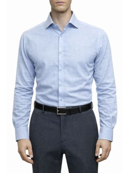 Chemise bleu ciel coton...