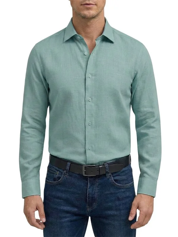 Chemise emeraude coton Bill Tornade