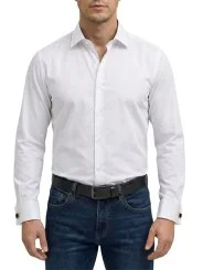 Chemise blanche à boutons de manchettes Bill Tornade