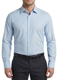 Chemise bleu ciel slim Bill...