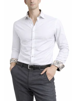 Chemise blanche slim col...