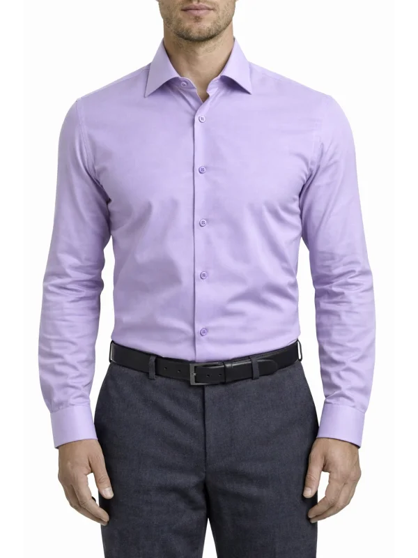 Chemise parme slim Bill Tornade