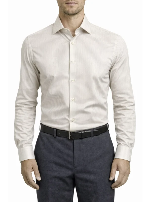 Chemise blanche à rayures Régular Bill Tornade
