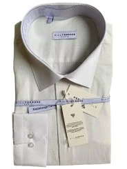Chemise écrue coton slim Bill Tornade
