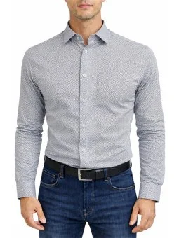 Chemise bleu Régular Bill...