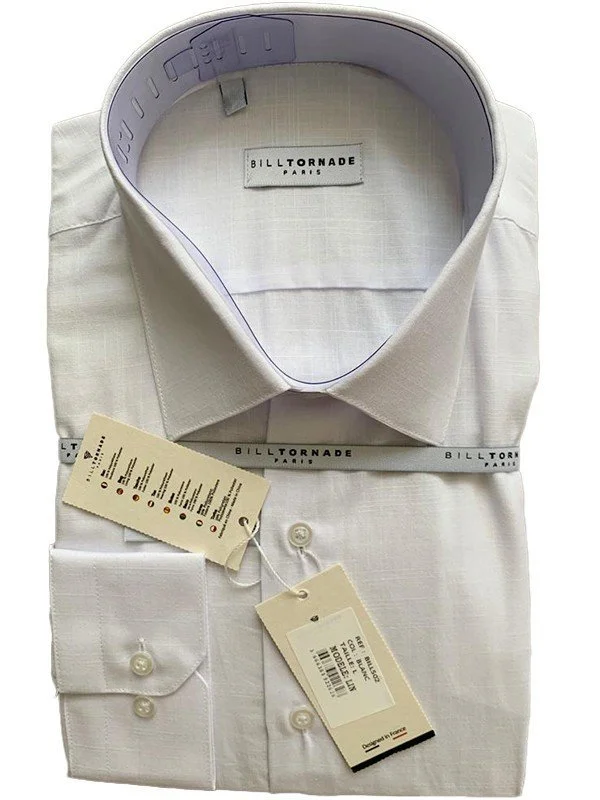 Chemise blanche coton slim Bill Tornade