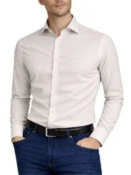 Chemise blanche coton slim Bill Tornade