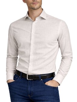 Chemise blanche coton slim...