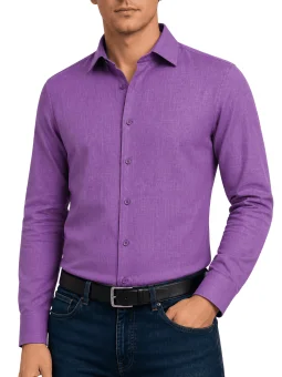 Chemise lavande Régular...