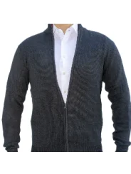 Gilet zippé gris foncé Bill Tornade