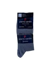 Lot de 3 paires de chaussettes grises Pierre Cardin