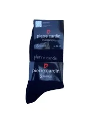 Lot de 3 paires de chaussettes noires Pierre Cardin
