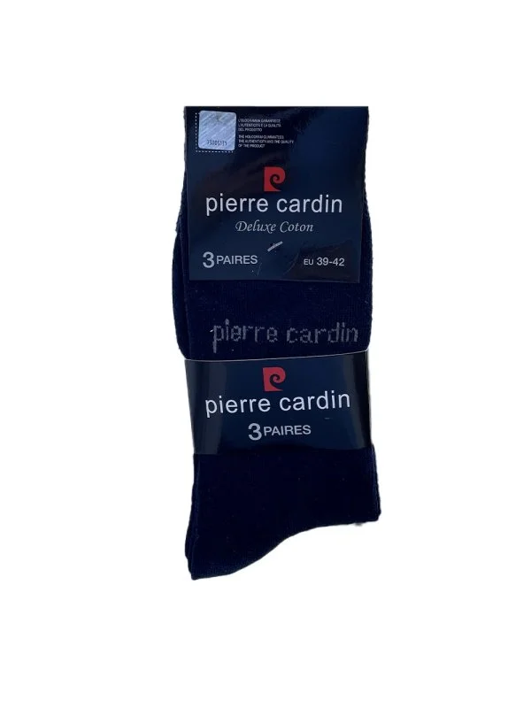Lot de 3 paires de chaussettes bleu/gris/noir Pierre Cardin