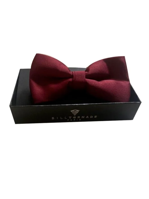 Nœud papillon bordeaux Bill Tornade